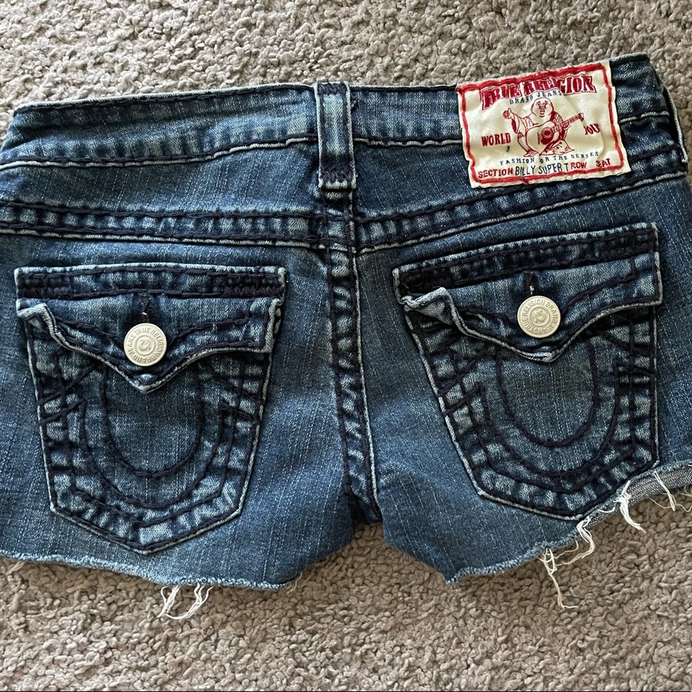 True religion Jean shorts